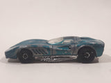 2002 Hot Wheels Thomassima 3 Metalflake Teal Green Die Cast Toy Car Vehicle