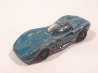 2002 Hot Wheels Thomassima 3 Metalflake Teal Green Die Cast Toy Car Vehicle