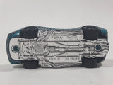 2002 Hot Wheels Thomassima 3 Metalflake Teal Green Die Cast Toy Car Vehicle