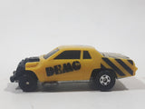 Vintage 1983 Kidco Burnin' Key Cars Demolition Cars Demo 12 Yellow Die Cast Plastic Toy Car Vehicle