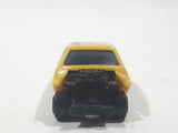 Vintage 1983 Kidco Burnin' Key Cars Demolition Cars Demo 12 Yellow Die Cast Plastic Toy Car Vehicle