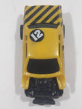 Vintage 1983 Kidco Burnin' Key Cars Demolition Cars Demo 12 Yellow Die Cast Plastic Toy Car Vehicle