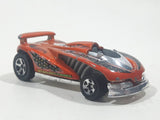 2002 Hot Wheels Cold Blooded Speed Shark Metallic Orange Die Cast Toy Car Vehicle