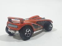 2002 Hot Wheels Cold Blooded Speed Shark Metallic Orange Die Cast Toy Car Vehicle