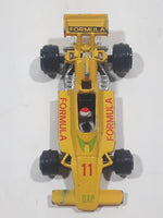Vintage 1980s Yatming No. 1311 Lola T370 Formula 1 Indy #11 "GAP" Yellow Die Cast Toy Race Car Vehicle