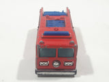 1982 Hot Wheels Fire Eater Red Fire Truck Die Cast Toy Car Vehicle BW Blue Lights Malaysia