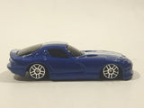 2019 Maisto Fresh Metal 1996 Dodge Viper GTS Blue with White Stripes Die Cast Toy Car Vehicle