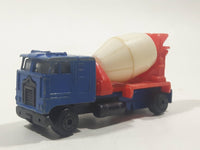 Summer Marz Karz Kenworth K100 Style Cement Truck Blue Red White 1/90 Scale Die Cast Toy Car Vehicle Made in Hong Kong