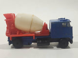 Summer Marz Karz Kenworth K100 Style Cement Truck Blue Red White 1/90 Scale Die Cast Toy Car Vehicle Made in Hong Kong