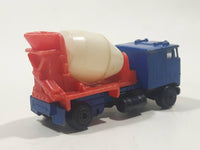 Summer Marz Karz Kenworth K100 Style Cement Truck Blue Red White 1/90 Scale Die Cast Toy Car Vehicle Made in Hong Kong