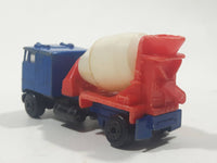 Summer Marz Karz Kenworth K100 Style Cement Truck Blue Red White 1/90 Scale Die Cast Toy Car Vehicle Made in Hong Kong