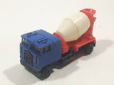 Summer Marz Karz Kenworth K100 Style Cement Truck Blue Red White 1/90 Scale Die Cast Toy Car Vehicle Made in Hong Kong