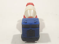 Summer Marz Karz Kenworth K100 Style Cement Truck Blue Red White 1/90 Scale Die Cast Toy Car Vehicle Made in Hong Kong