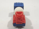 Summer Marz Karz Kenworth K100 Style Cement Truck Blue Red White 1/90 Scale Die Cast Toy Car Vehicle Made in Hong Kong