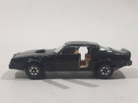 Vintage Yatming No. 1060 Pontiac Trans-Am Firebird Black Die Cast Toy Muscle Car Vehicle with Opening Doors