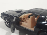 Vintage Yatming No. 1060 Pontiac Trans-Am Firebird Black Die Cast Toy Muscle Car Vehicle with Opening Doors