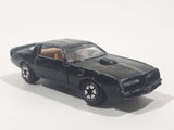 Vintage Yatming No. 1060 Pontiac Trans-Am Firebird Black Die Cast Toy Muscle Car Vehicle with Opening Doors