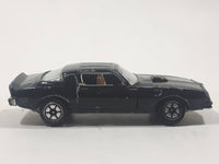 Vintage Yatming No. 1060 Pontiac Trans-Am Firebird Black Die Cast Toy Muscle Car Vehicle with Opening Doors