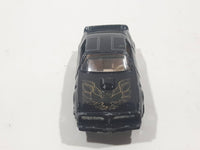 Vintage Yatming No. 1060 Pontiac Trans-Am Firebird Black Die Cast Toy Muscle Car Vehicle with Opening Doors