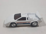 1989 Hot Wheels Lamborghini Countach White Die Cast Toy Exotic Luxury Car Vehicle