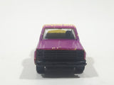 1998 JGI Subway Stepside Pickup Truck Yellow and Purple Die Cast Toy Car Vehicle