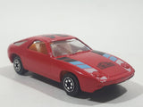 Vintage Yatming No. 1034 Porsche 928 "Rallye Monte Carlo" #34 Red Die Cast Toy Car Vehicle