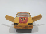 Vintage Yatming No. 1086 1983 Chevy Camaro Z28 Yellow Die Cast Toy Car Vehicle