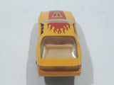 Vintage Yatming No. 1086 1983 Chevy Camaro Z28 Yellow Die Cast Toy Car Vehicle