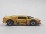 Vintage 1985 Hot Wheels Crack-Ups Exotic (side crash) Side Banger Yellow Die Cast Toy Muscle Car Vehicle Hong Kong