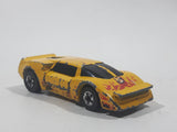 Vintage 1985 Hot Wheels Crack-Ups Exotic (side crash) Side Banger Yellow Die Cast Toy Muscle Car Vehicle Hong Kong