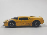 Vintage 1985 Hot Wheels Crack-Ups Exotic (side crash) Side Banger Yellow Die Cast Toy Muscle Car Vehicle Hong Kong