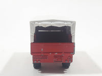 Vintage Majorette Super Cargo Trailer #2124400 Red and White Die Cast Toy Car Vehicle