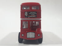 Best of British TC 35883 Route Master Double Decker Bus Red Pullback Friction Motorized Die Cast Toy Car Vehicle