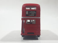 Best of British TC 35883 Route Master Double Decker Bus Red Pullback Friction Motorized Die Cast Toy Car Vehicle