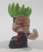 2004 X-Concepts Tech Deck Punk Rocker 2 1/4" Tall Toy Skateboarding Figure with Magnetic Feet