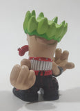 2004 X-Concepts Tech Deck Punk Rocker 2 1/4" Tall Toy Skateboarding Figure with Magnetic Feet