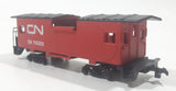 Bachmann HO Scale CN 79355 Caboose Brown Plastic and Metal Train Car Vehicle Made in China