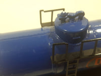 Kleinbahn HO Scale OROP Tanker Tank Wagon Car Blue and Black Plastic and Metal Train Car Vehicle Made in Austria