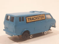 Bachmann HO Scale Trackster Inspection Car Blue Metal Train Car Vehicle Missing a Wheel