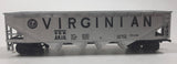 Tyco HO Scale Virginia VGN 2610 Hopper Car Grey Silver Metal Train Car Vehicle Missing One Set of Wheels