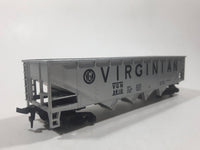 Tyco HO Scale Virginia VGN 2610 Hopper Car Grey Silver Metal Train Car Vehicle Missing One Set of Wheels