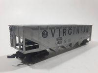 Tyco HO Scale Virginia VGN 2610 Hopper Car Grey Silver Metal Train Car Vehicle Missing One Set of Wheels