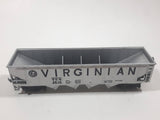 Tyco HO Scale Virginia VGN 2610 Hopper Car Grey Silver Metal Train Car Vehicle Missing One Set of Wheels