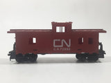 Tyco HO Scale CN 72952 Caboose Red Plastic and Metal Train Car Vehicle