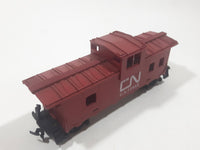 Tyco HO Scale CN 72952 Caboose Red Plastic and Metal Train Car Vehicle