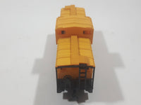 Cox HO Scale Big Time Lumber Co. 011 Caboose Yellow Plastic and Metal Train Car Vehicle