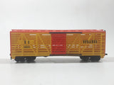 Tyco HO Scale KC 40394 Durango Box Car Yellow and Orange Plastic Train Car Vehicle Made in Hong Kong