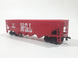 Bachmann HO Scale Minneapolis & St. Louis MStL 541085 Hopper Car Red Metal Train Car Vehicle