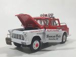 Crown Premiums Limited Edition Snap on Tools 1955 Chevy Tow Truck Big Al's Towing Red and White Die Cast Toy Car Vehicle with Opening Doors and Hood Missing Parts