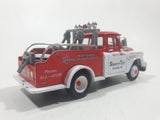 Crown Premiums Limited Edition Snap on Tools 1955 Chevy Tow Truck Big Al's Towing Red and White Die Cast Toy Car Vehicle with Opening Doors and Hood Missing Parts